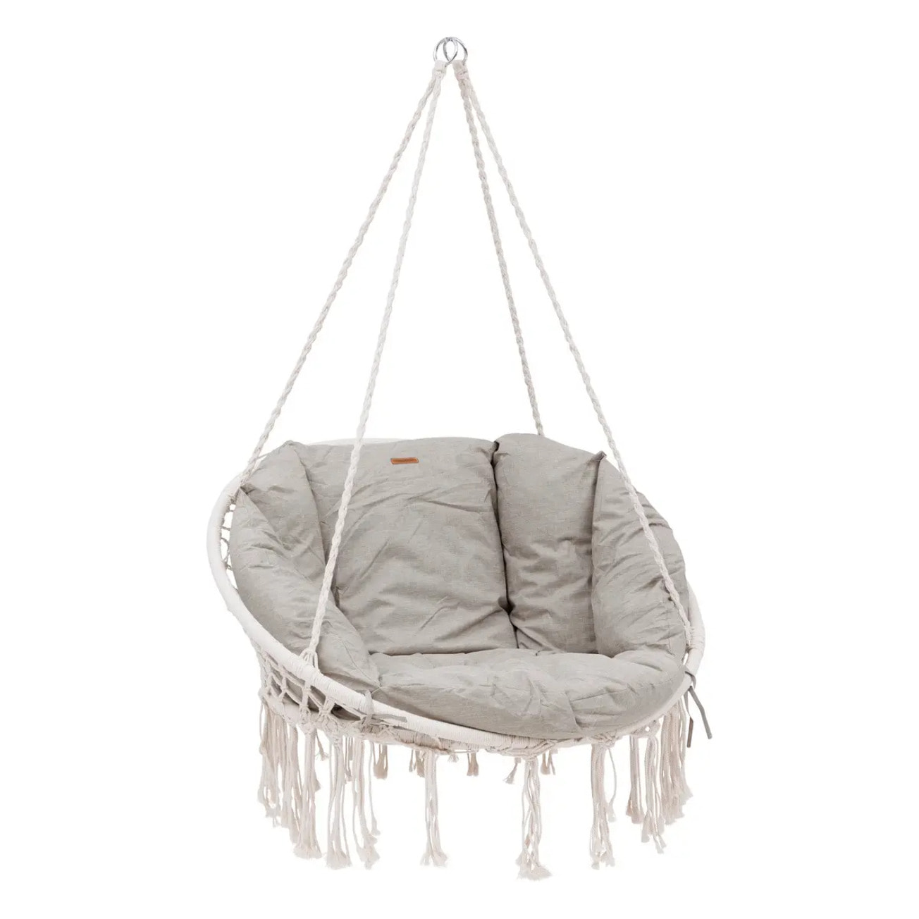 Chaise de détente suspendue "Cordessa" en acier traité époxy