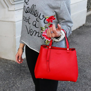 Bolso de Mano Cheval Firenze Adhara Rojo