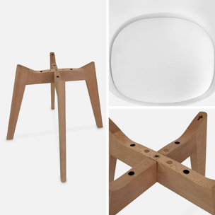 Chaise scandinave bois de hêtre (lot de 6) NILS