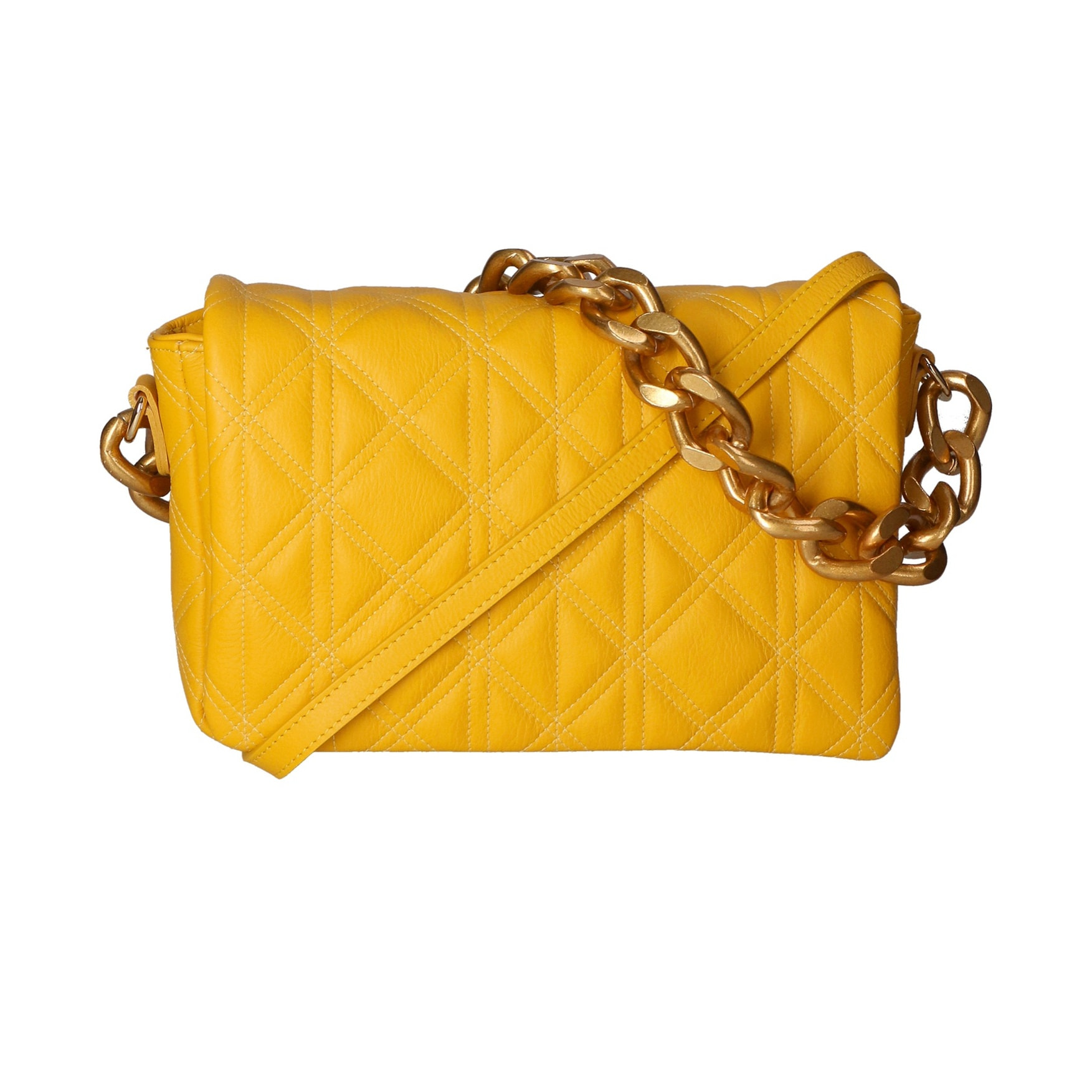 Borsa a spalla da donna - Modello Aurélia - Vera pelle - 25.0 x 17.0 x 9.0 cm