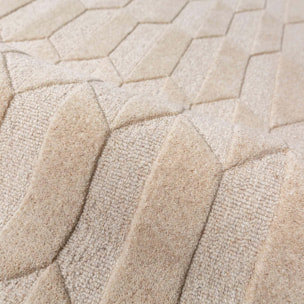 Tapis en laine à bordure APEX