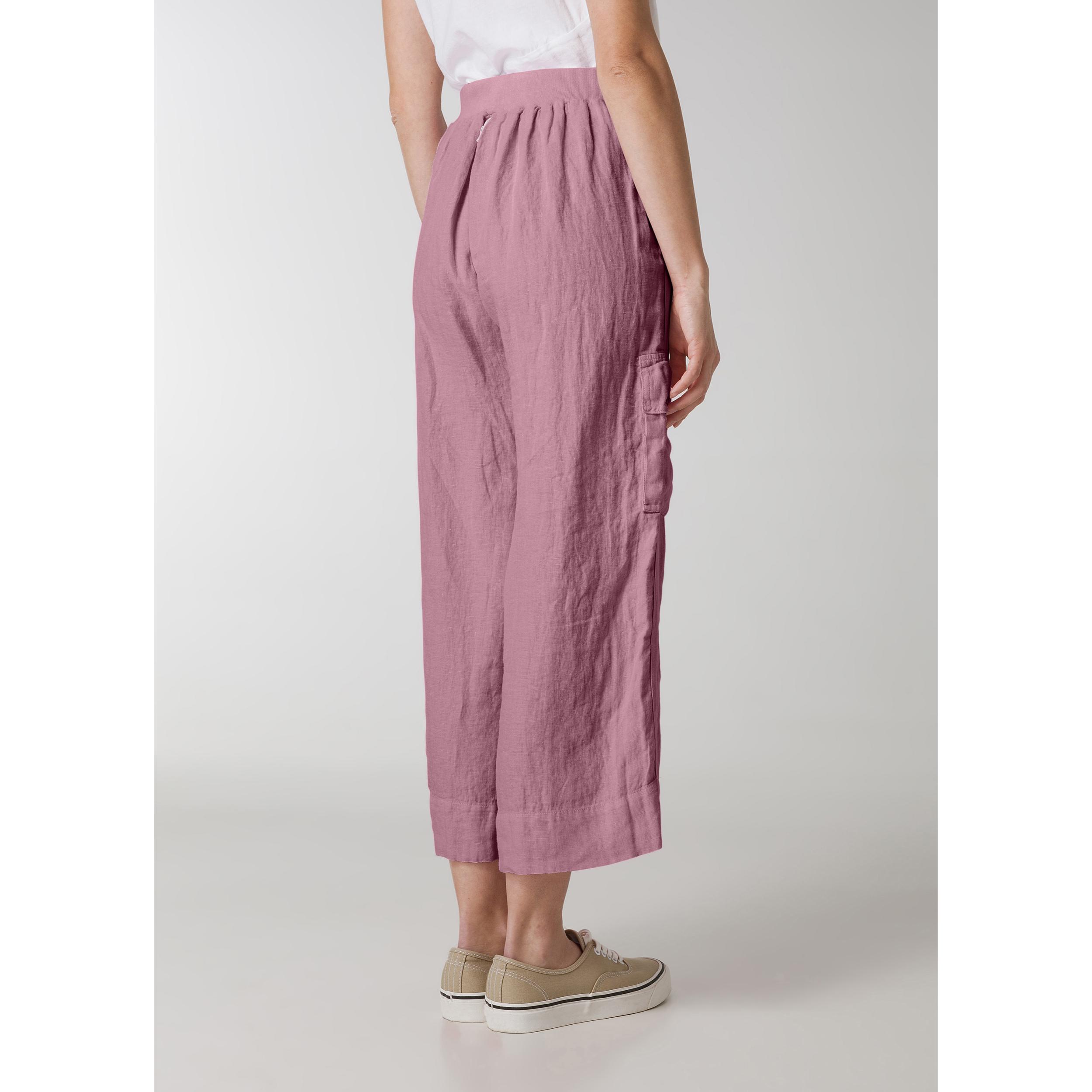 DEHA - Pantalone LINEN STRAIGHT PANTS in Lino per donna