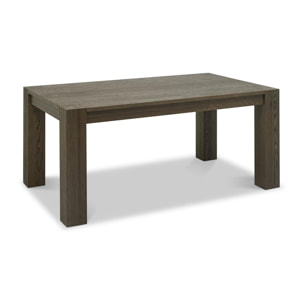 Table à manger en bois de chêne fumé 180 cm ALLEN