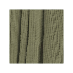 Plaid 180x220 cm en gaze de coton avec franges - GAIA