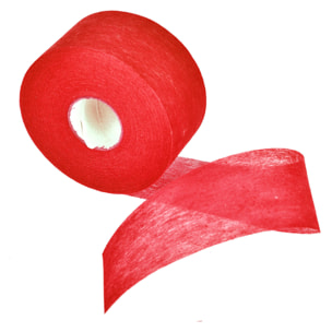 Nastro Nonwoven. Lunghezza 50 Mt - Pezzi 12 - 5000X5X0,01cm - Colore: Rosso - Bianchi Dino - Decorazioni Varie