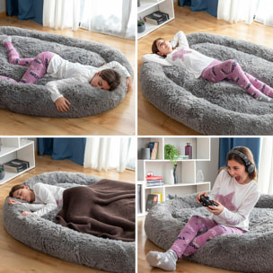 Lit de Chien pour Humains | Human Dog Bed XXL InnovaGoods Grey