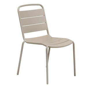 Chaise de jardin empilable Alegoria argile