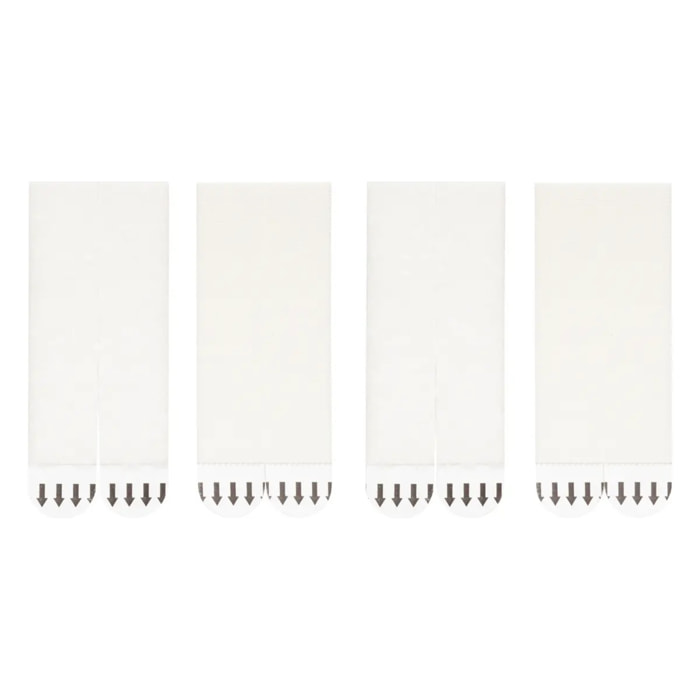 8 bandes de fixation murale sans perçage blanc 9,3x1,9cm
