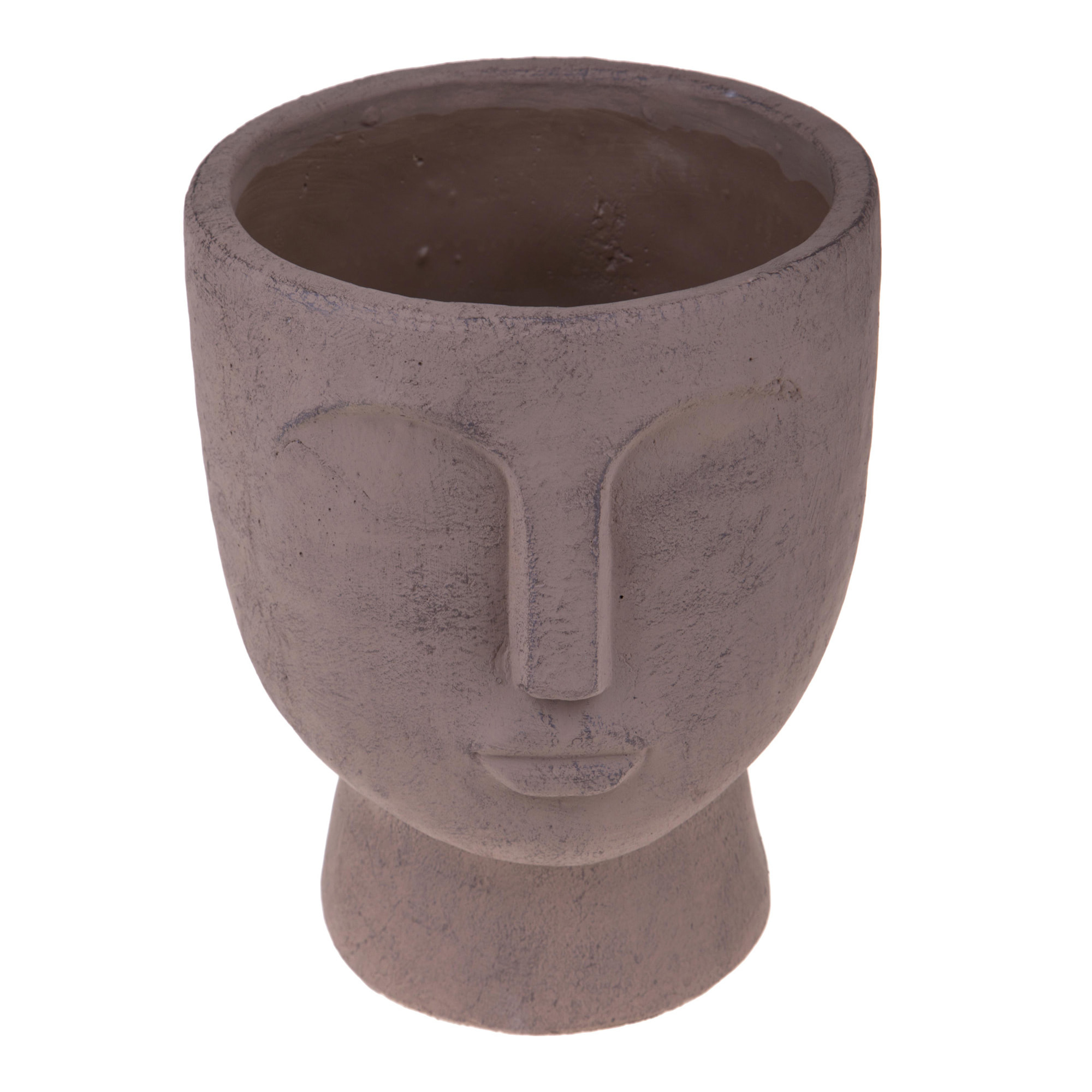 Vaso Testa 25X23,5X30 Cm - Pezzi 1 - 25X30X23,5cm - Colore: Bianco - Bianchi Dino - Decori Casa E Complementi