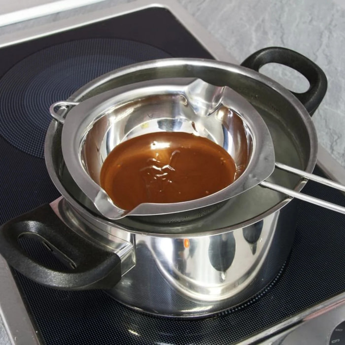 Ensemble de 2 Services à bain marie 26 cm pour chocolat Zenker