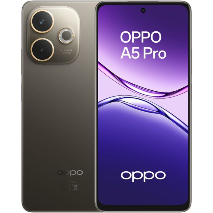 Smartphone OPPO A5 Pro 256Go Noir/Marron