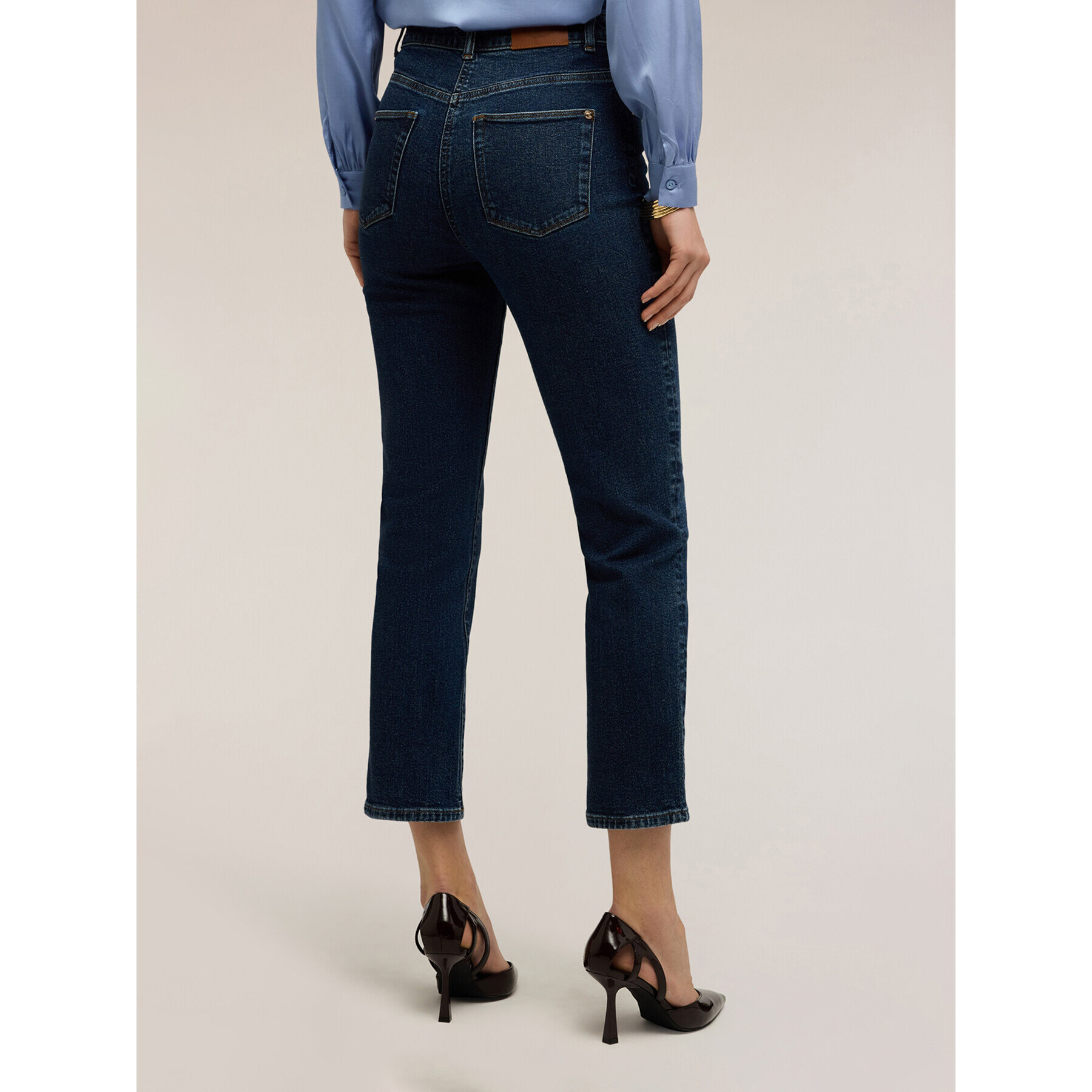 Motivi - Jeans mum fit talle alto - Azul