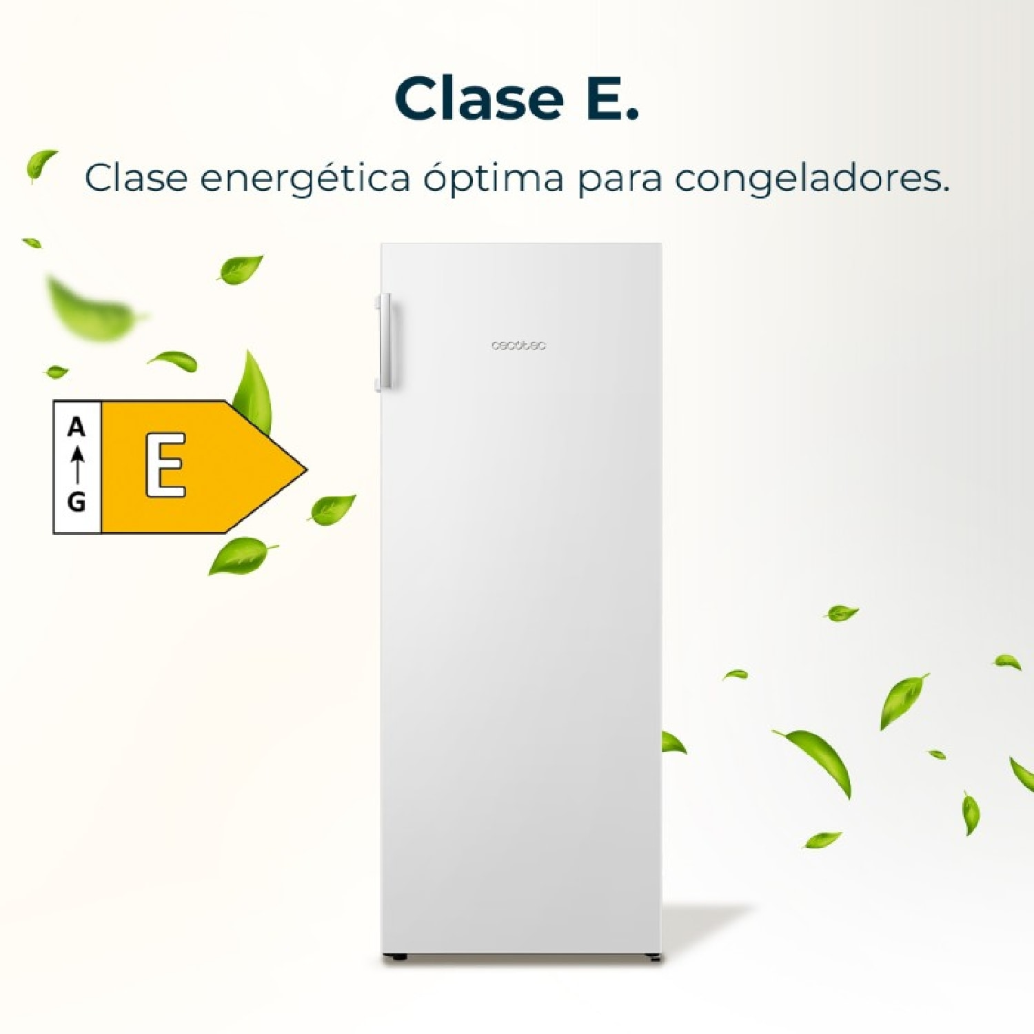 Cecotec Congelatore verticale Bolero CoolMarket UF 155 White E