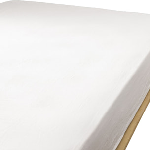 Drap housse - bonnet:30cm - 100% gaze de coton chantilly