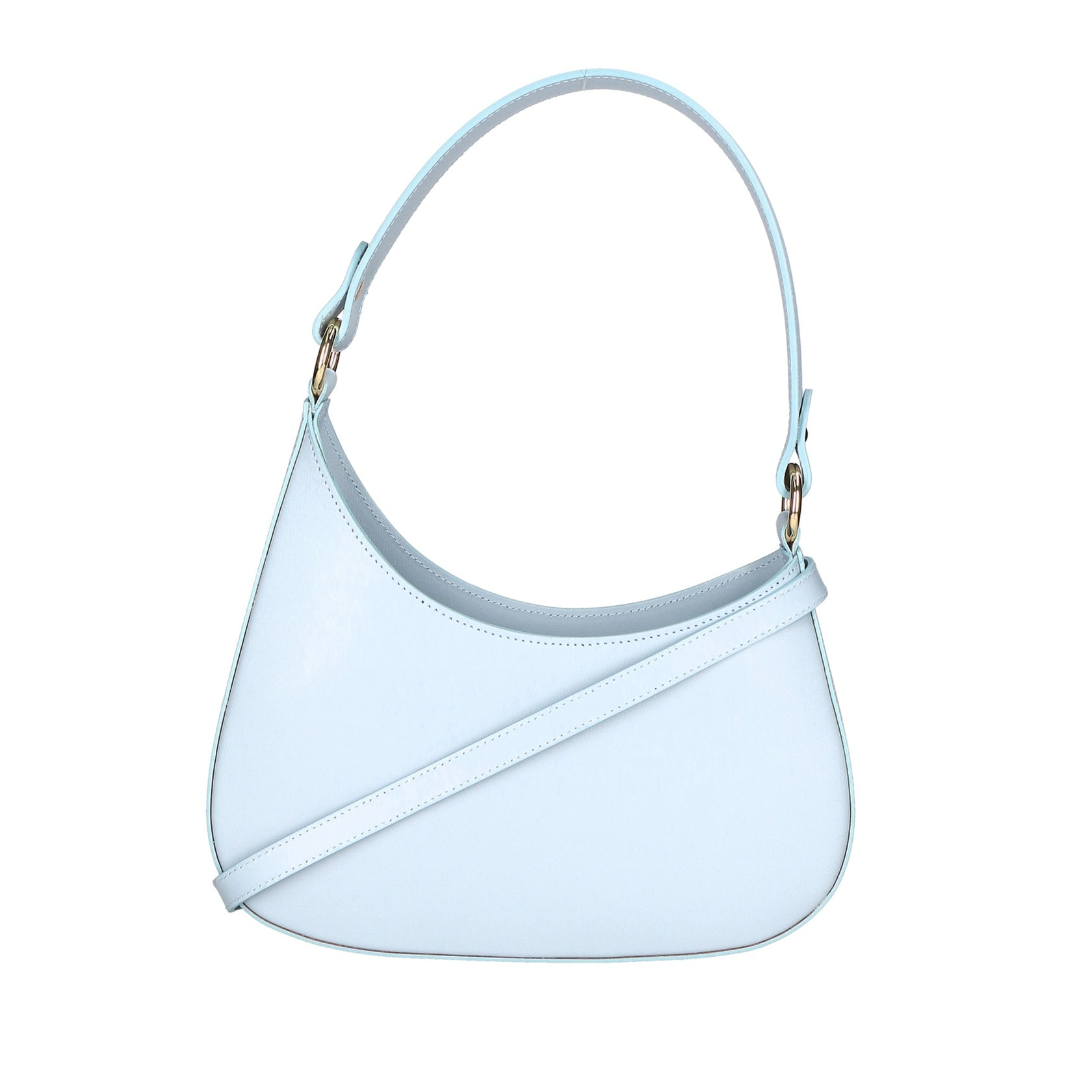 Borsa a spalla da donna - Modello False - Vera pelle - 22.0 x 32.0 x 6.5 cm