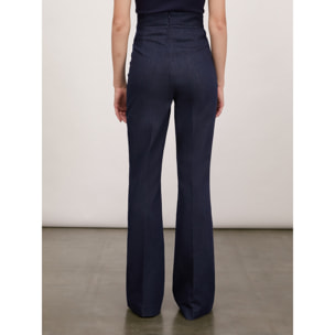 Motivi - Jeans flare a vita alta - Blu