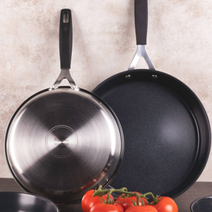 Juego de sartenes de Ø20Ø24Ø28cm en acero inoxidable MasterPRO