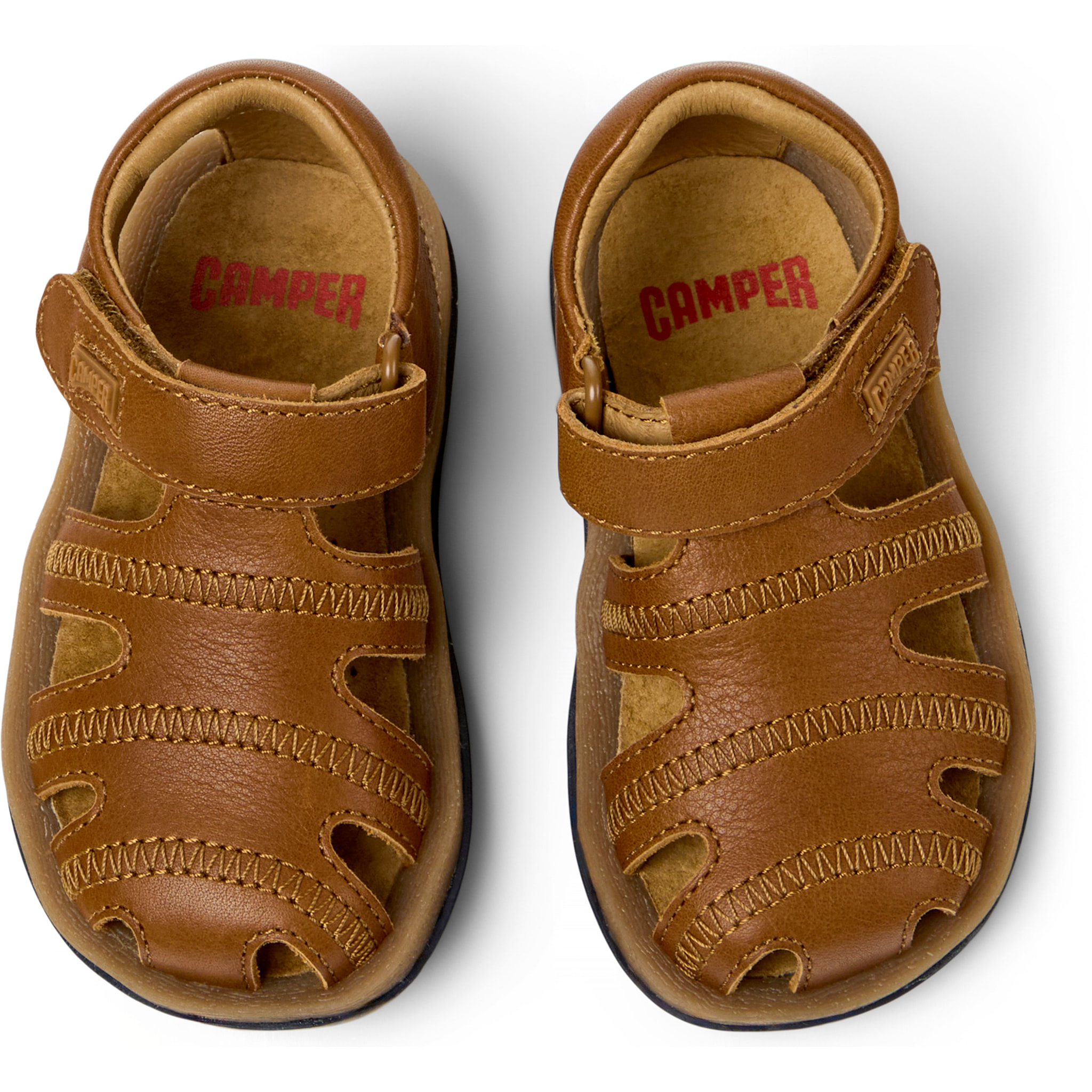 Sandali - CAMPER Bicho - Marrone - Pelle liscia