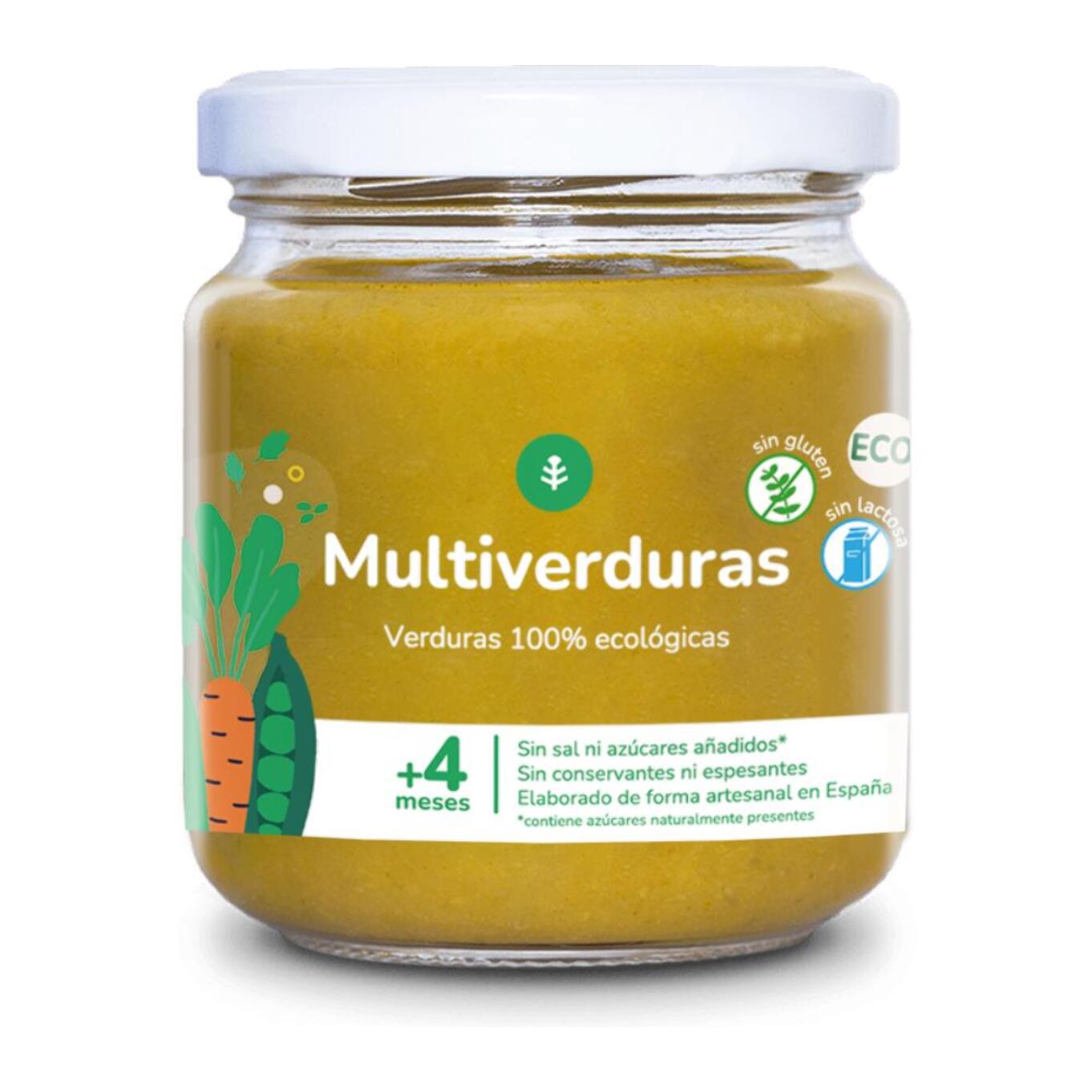 Tarrito Ecológico Multiverduras Planeta Huerto 180 g