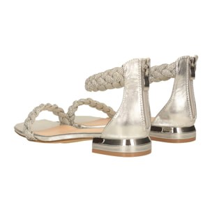 Sandali Donna Tata Italia Argentato