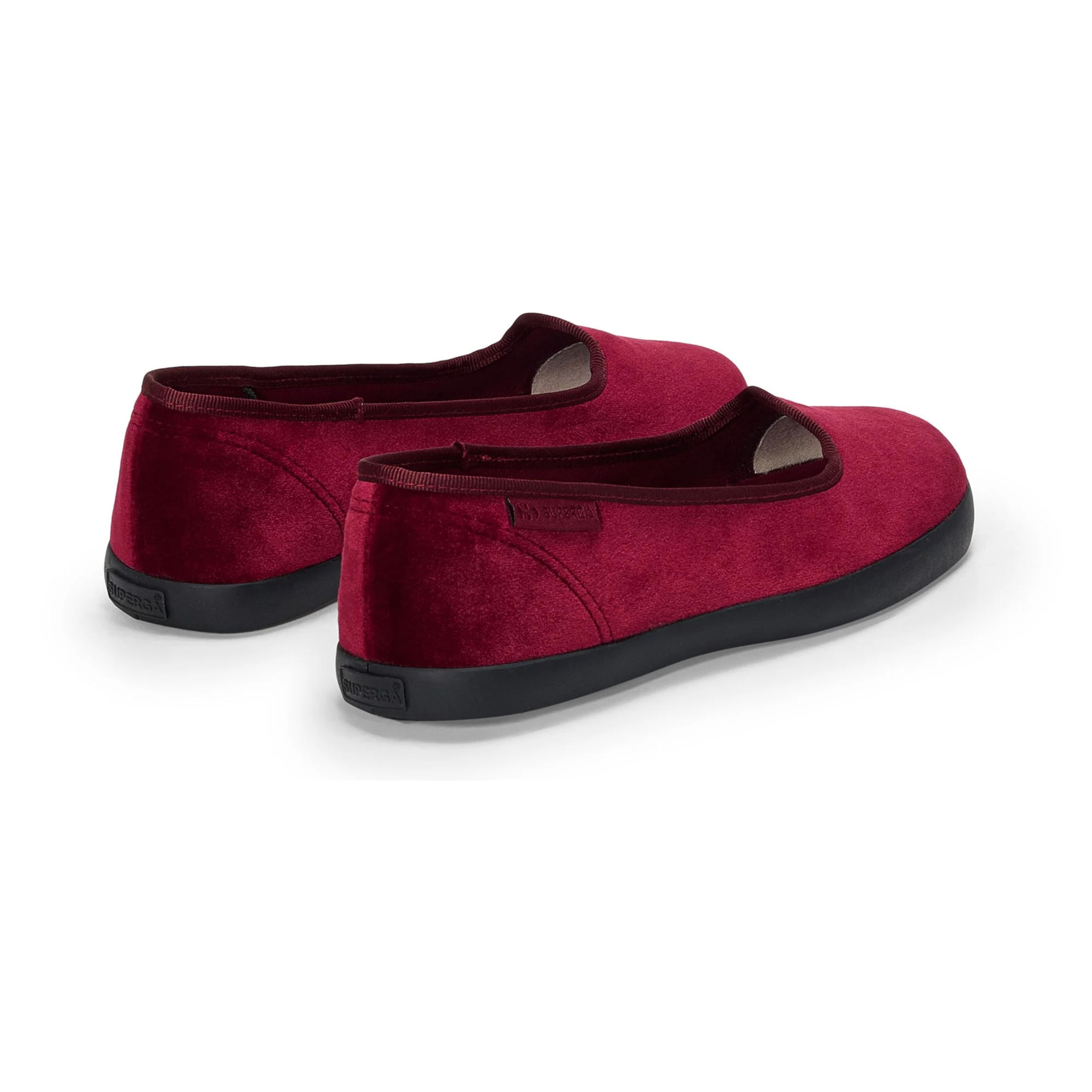 Superga - Ballerine Donna Rosso - 2441 VELVET BALLERINA