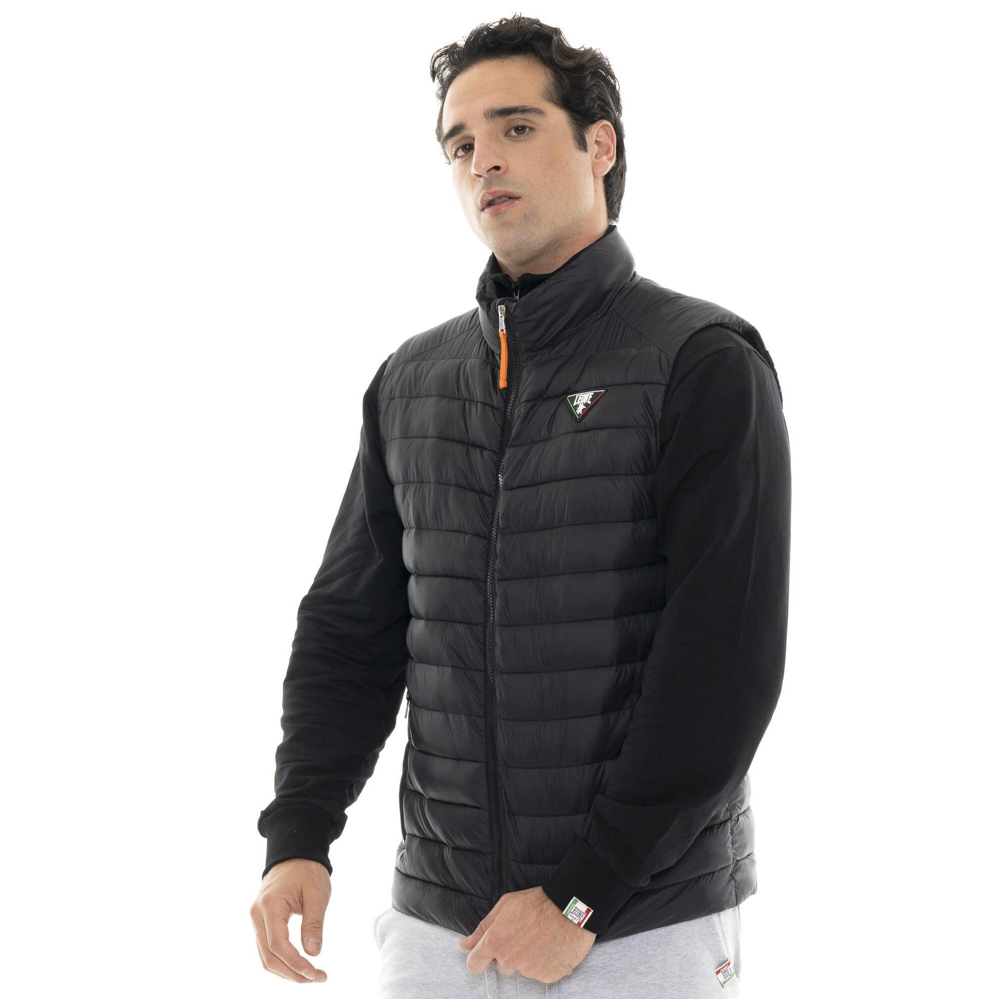 Plumífero de hombre "Basic" de invierno con cremallera y sin mangas