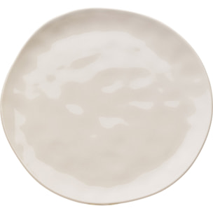 Assiettes Organic 26cm crème set de 6 Kare Design