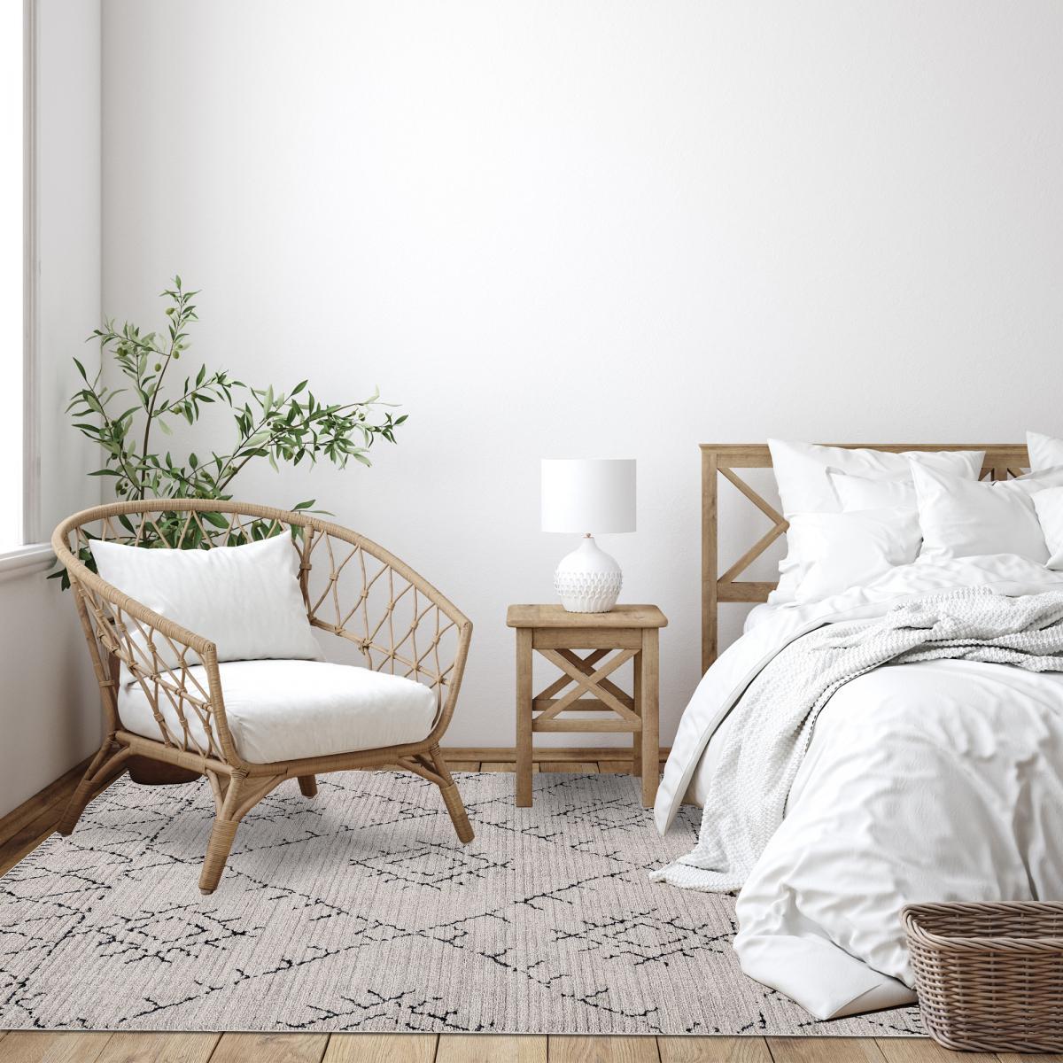 Tapis berbère tissé motifs ethno-chic DOSO