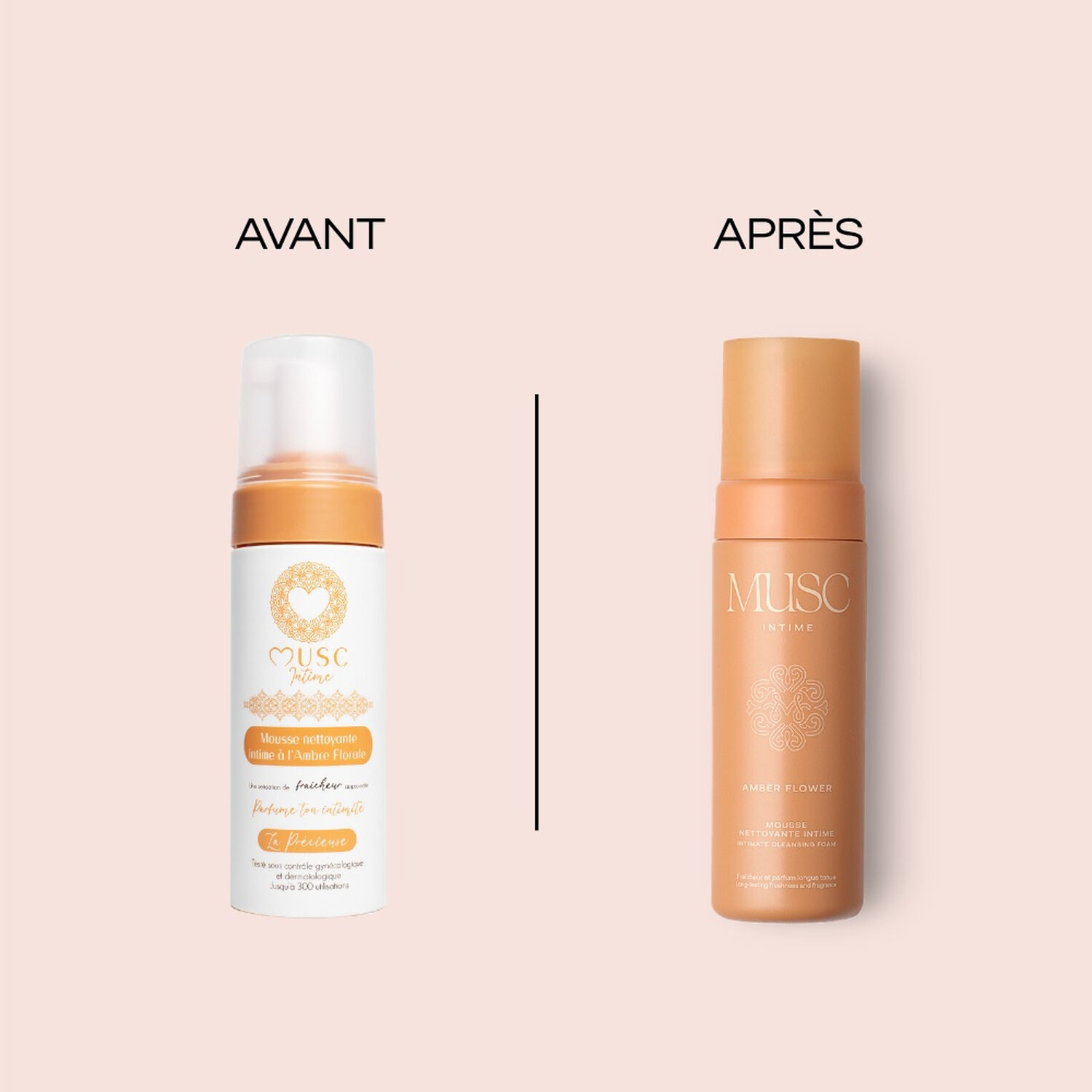 Amber Flower - Mousse Nettoyante Intime 150 ml