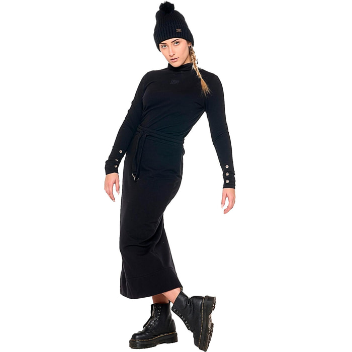 Falda larga de invierno para mujer 'Black Ring'