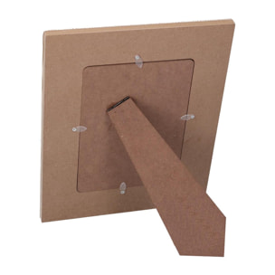 Portafoto da tavolo in legno rettangolare cm18x1,3h23