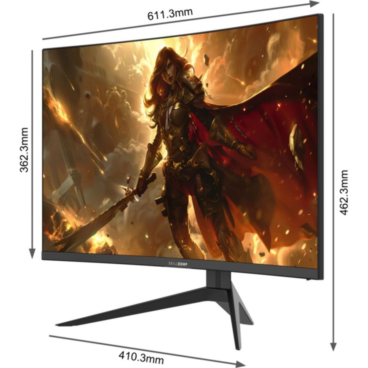 Ecran PC Gamer SKILLKORP M27 Incurvé 27'' VA