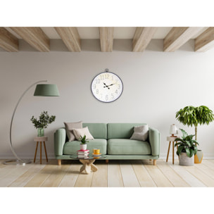 Orologio Nero 80 Cm - Pezzi 1 - 80X90X3,5cm - Colore: Nero - Bianchi Dino - Decori Casa E Complementi