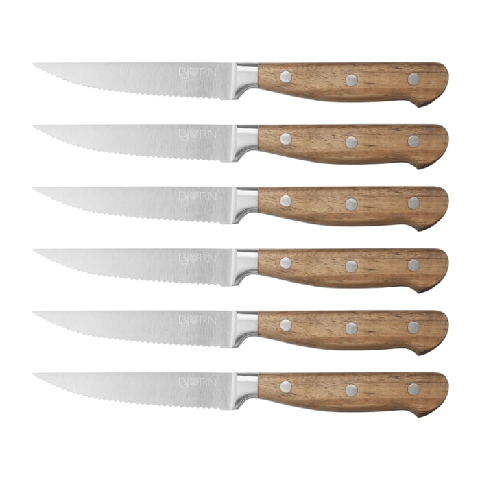 Couteaux à steak JAKOB - 6 pièces