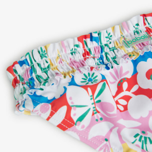 Bikini estampado con flores de color rosa, Bikini, niña