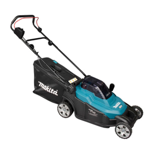 Tondeuse 36V (2X18V LXT) 43 cm - MAKITA - 2 Batteries 18V 5Ah - chargeur double - DLM432PT2