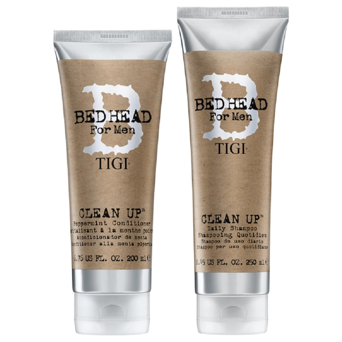 TIGI Kit Bed Head Clean Up Shampoo 250ml + Balsamo 200ml