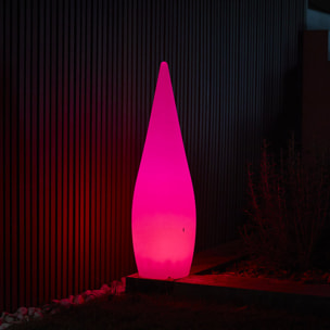 Lampadaire solaire CLASSY RGB H120CM