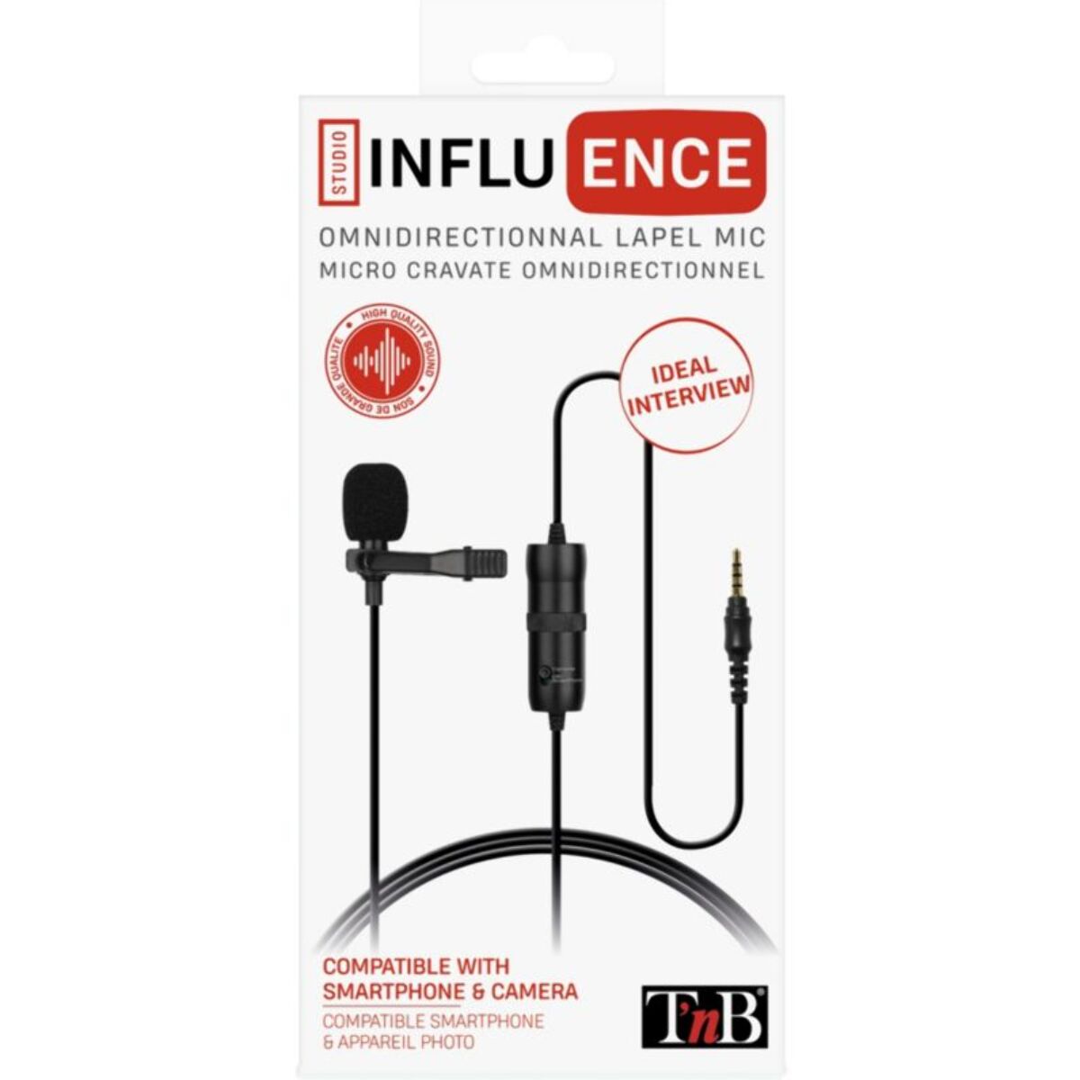 Micro TNB INFLUENCE Microphone cravate - port jack