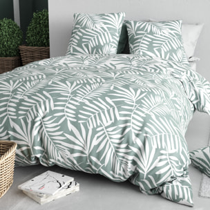 Parure housse de couette 3pcs polycoton riga