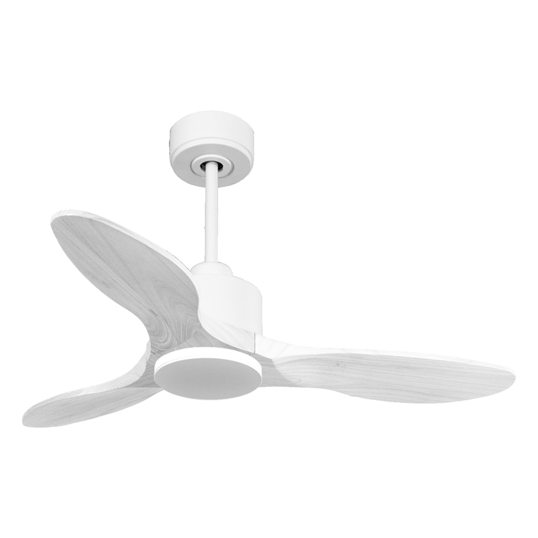 Ventilateur de plafond Réversible  Thermostat Wifi Moteur à courant continu Toits en pente Télécommande Hypersilence Mémoire Shopify Vendible (AUTOMATIQUE)