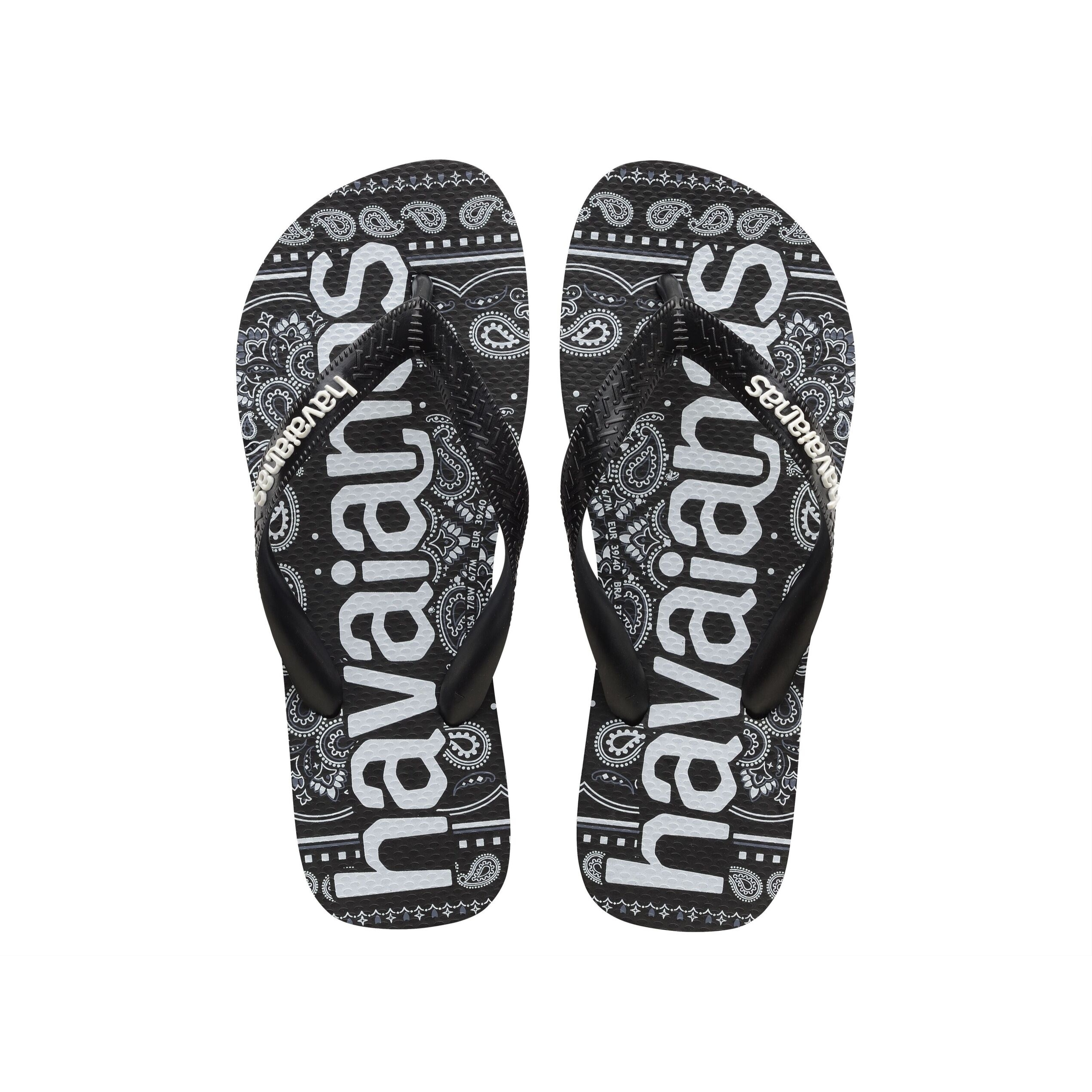 Infradito Havaianas Top Logomania Nero