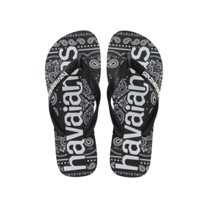 Infradito Havaianas Top Logomania Nero