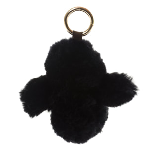 Scoglitti Portachiavi Donna.Pelle autentica Pelle di Coniglio Rex