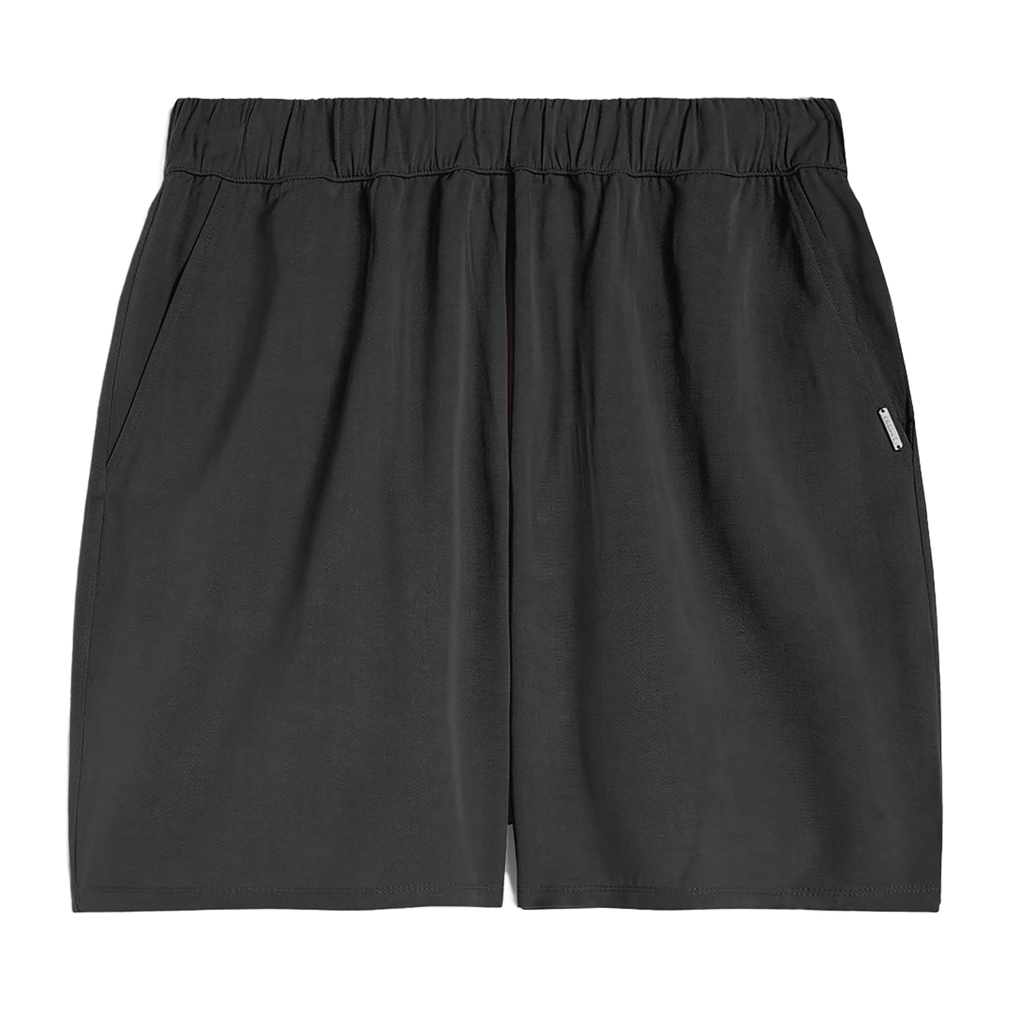 Pantaloni short da donna in lino viscosa con gamba ampia