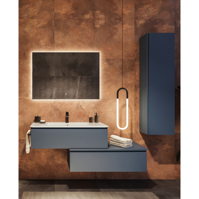 MOBILE DA BAGNO ZEFIRO 100 BLU OCEANO- 7 PEZZI