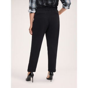 Fiorella Rubino - Pantaloni Balloon con vita elasticizzata - Nero