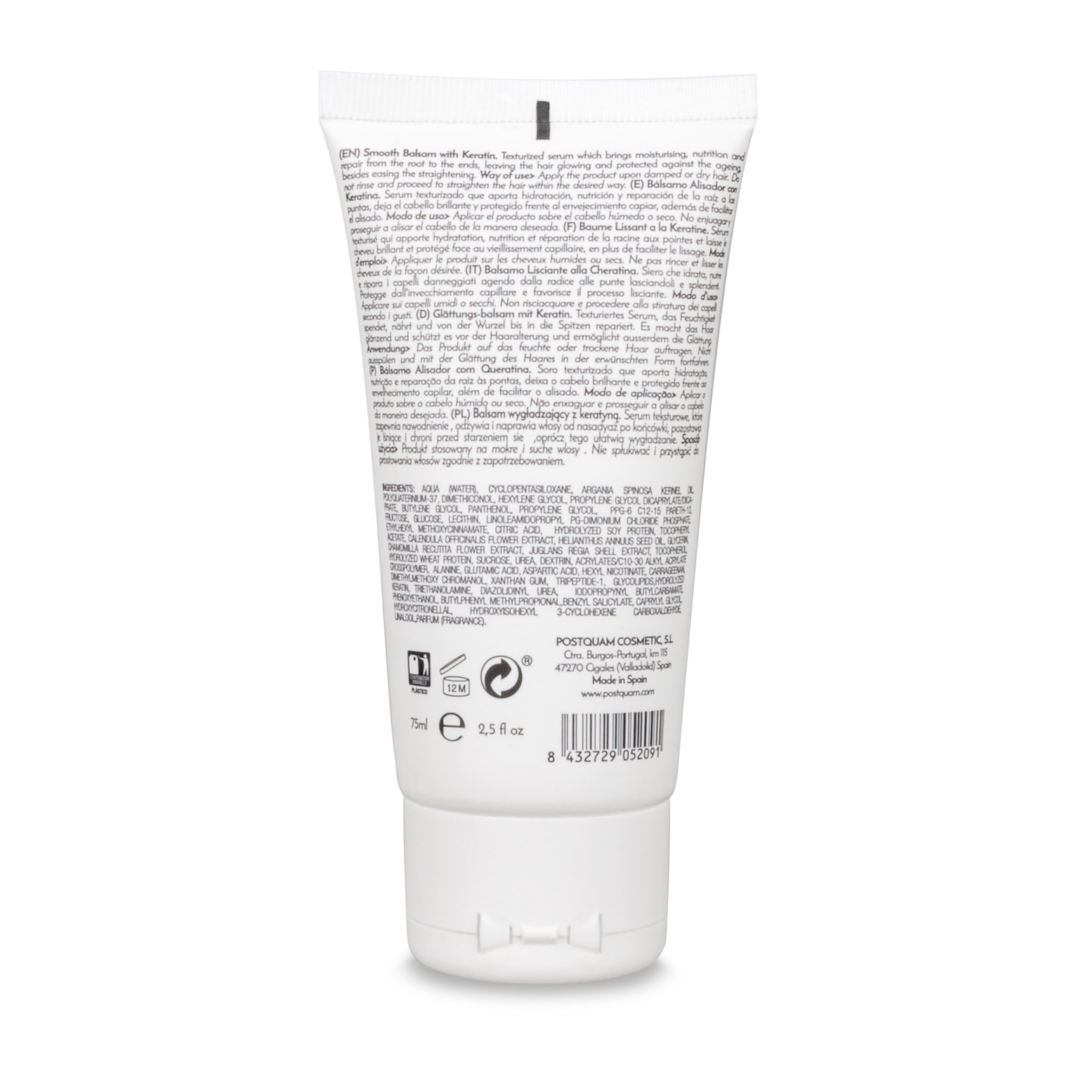 Balsamo alisador con keratina 75 ml. jco