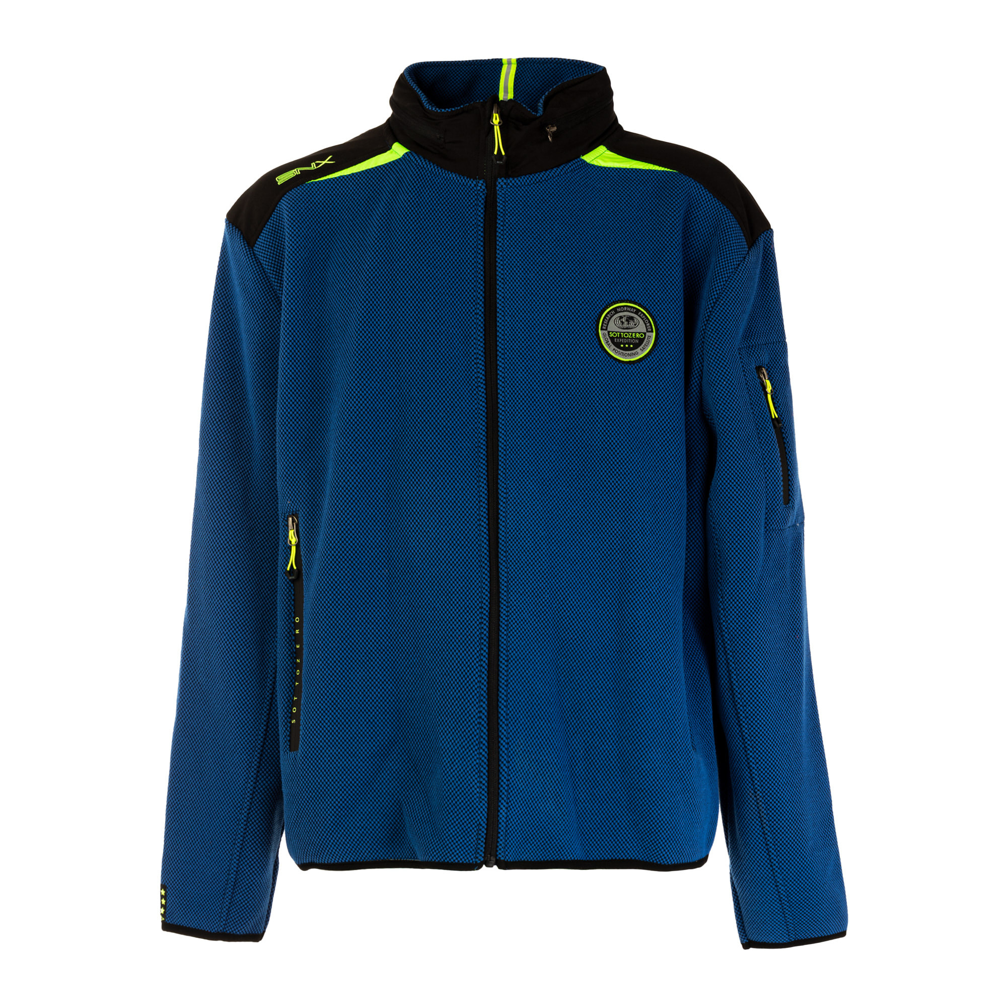 SCUOLA NAUTICA ITALIANA giacca uomo bluette/giallo fluo