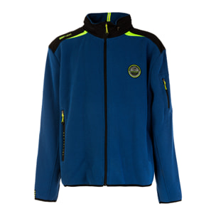 SCUOLA NAUTICA ITALIANA giacca uomo bluette/giallo fluo